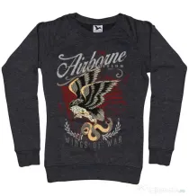 Bluza ADLER dama Wings of war Negru melanj