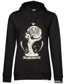 Hoodie dama cu gluga Dead hands Negru