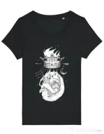 Tricou STANLEY STELLA dama Flames Negru