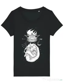 Tricou STANLEY STELLA dama Flames Negru