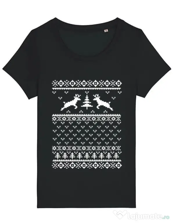 Tricou STANLEY STELLA dama Ugly sweater Negru