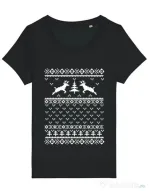 Tricou STANLEY STELLA dama Ugly sweater Negru