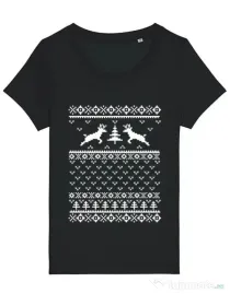 Tricou STANLEY STELLA dama Ugly sweater Negru