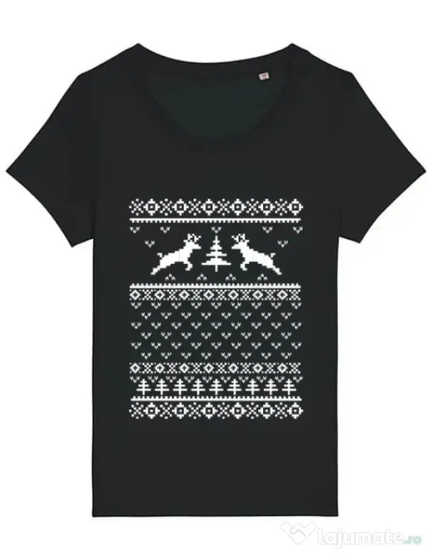 Tricou STANLEY STELLA dama Ugly sweater Negru