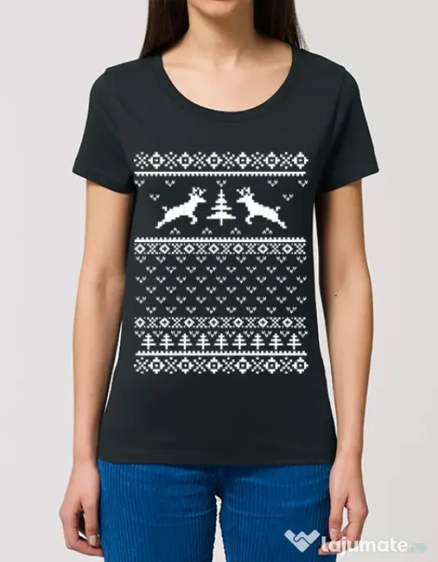 Tricou STANLEY STELLA dama Ugly sweater Negru
