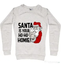 Bluza ADLER dama Santa is your homie Migdala melanj
