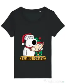 Tricou STANLEY STELLA dama Friends forever Negru