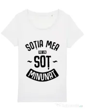 Tricou STANLEY STELLA dama Un sot minunat Alb