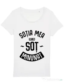 Tricou STANLEY STELLA dama Un sot minunat Alb