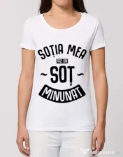 Tricou STANLEY STELLA dama Un sot minunat Alb