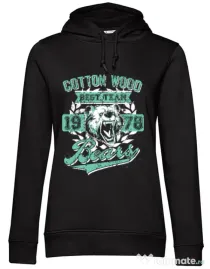 Hoodie dama cu gluga Cotton wood Negru