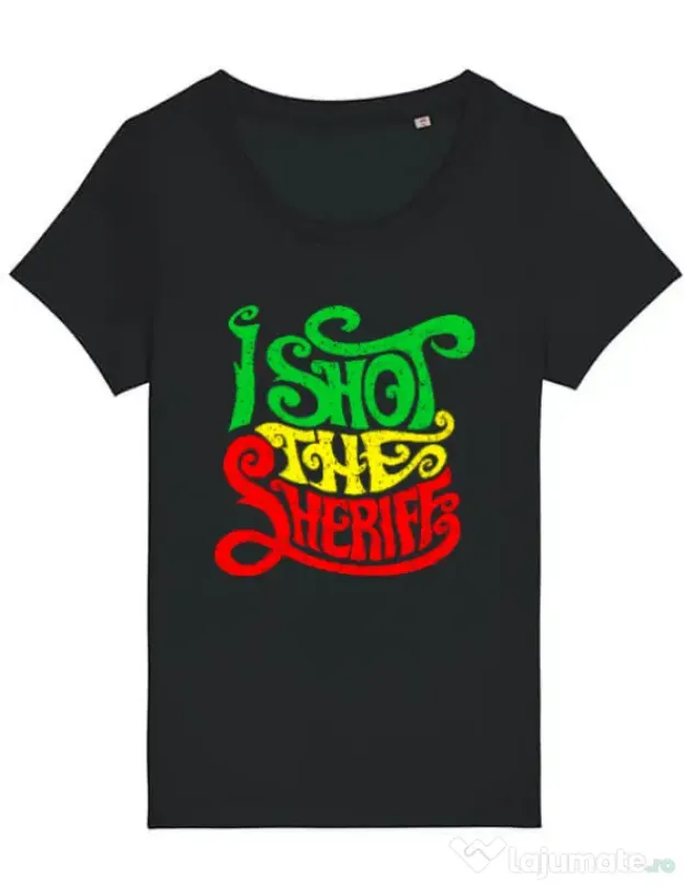 Tricou STANLEY STELLA dama I shot the sheriff Negru