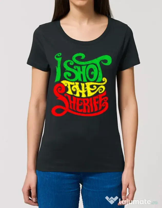 Tricou STANLEY STELLA dama I shot the sheriff Negru
