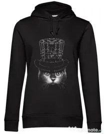 Hoodie dama cu gluga Under my hat Negru