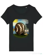 Tricou STANLEY STELLA dama I stay home 2 Negru