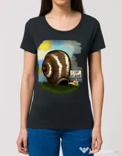 Tricou STANLEY STELLA dama I stay home 2 Negru