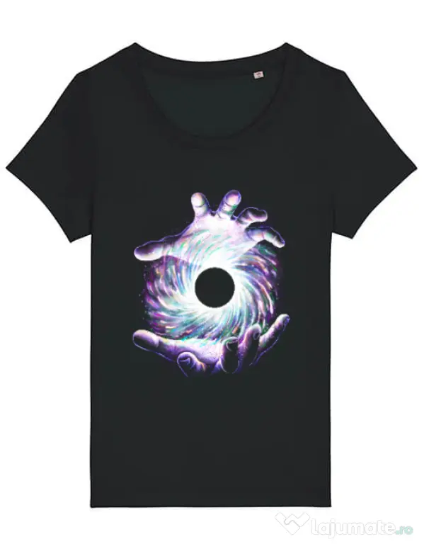 Tricou STANLEY STELLA dama A hole in my hand Negru