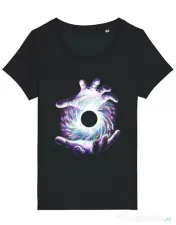 Tricou STANLEY STELLA dama A hole in my hand Negru