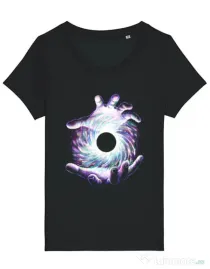 Tricou STANLEY STELLA dama A hole in my hand Negru