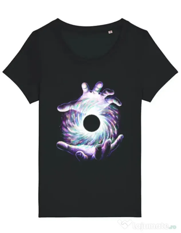 Tricou STANLEY STELLA dama A hole in my hand Negru