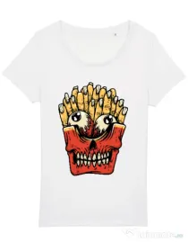 Tricou STANLEY STELLA dama Zombie French Fries Alb