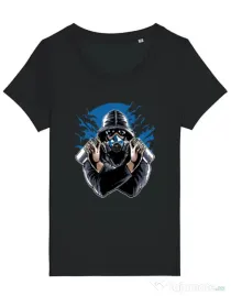 Tricou STANLEY STELLA dama Graffiti gas mask Negru