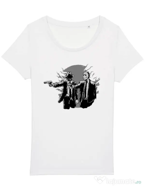 Tricou STANLEY STELLA dama Pulp killer Alb