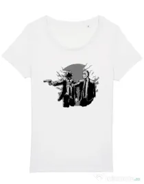 Tricou STANLEY STELLA dama Pulp killer Alb