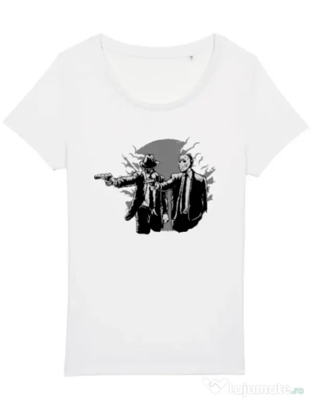 Tricou STANLEY STELLA dama Pulp killer Alb