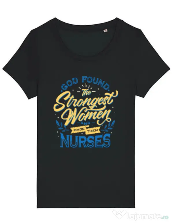 Tricou STANLEY STELLA dama Strongest women Negru