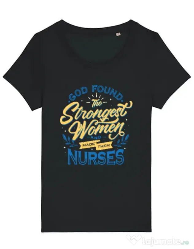 Tricou STANLEY STELLA dama Strongest women Negru