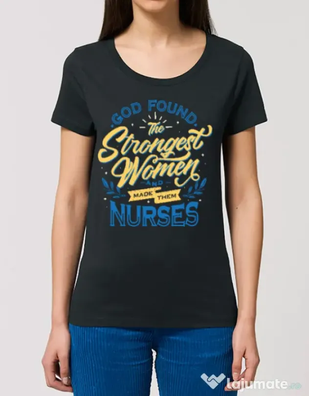 Tricou STANLEY STELLA dama Strongest women Negru