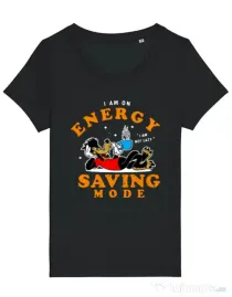 Tricou STANLEY STELLA dama Energy saving mode Negru