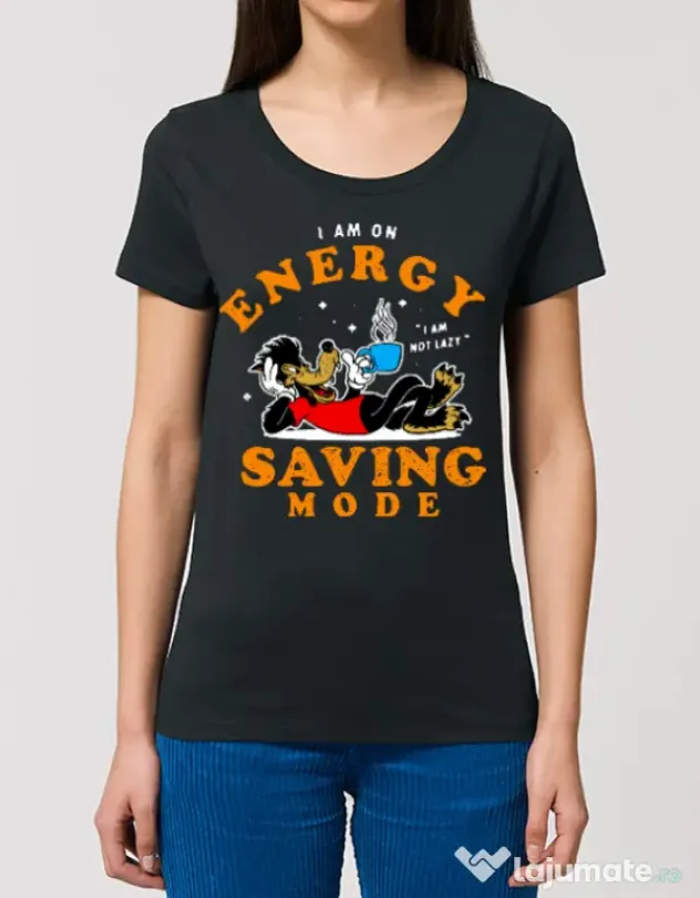 Tricou STANLEY STELLA dama Energy saving mode Negru
