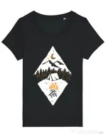 Tricou STANLEY STELLA dama Beauty night Negru