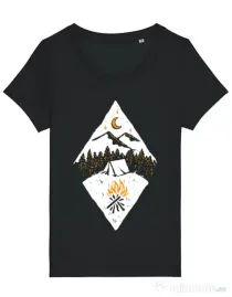 Tricou STANLEY STELLA dama Beauty night Negru