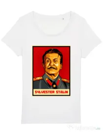 Tricou STANLEY STELLA dama Sylvester Stalin Alb