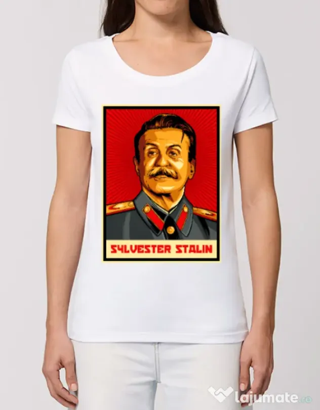 Tricou STANLEY STELLA dama Sylvester Stalin Alb