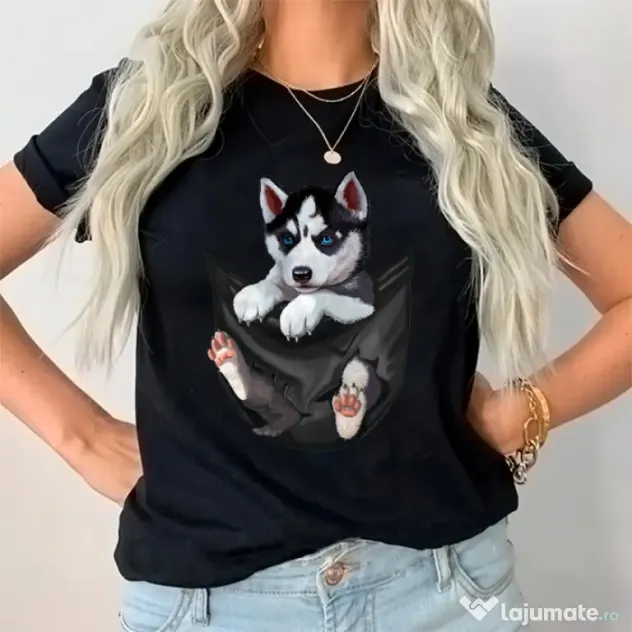 Tricou STANLEY STELLA dama Siberian Husky