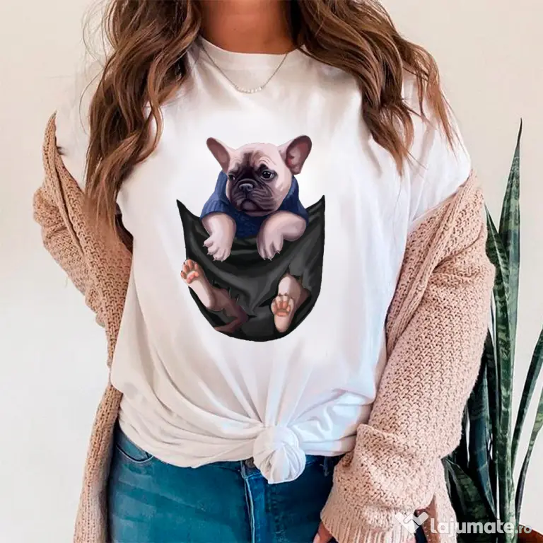 Tricou STANLEY STELLA dama French bulldog