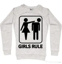 Bluza Burlacite ADLER Girls rule Migdala melanj