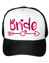 Sapca personalizata Mireasa Bride Alb