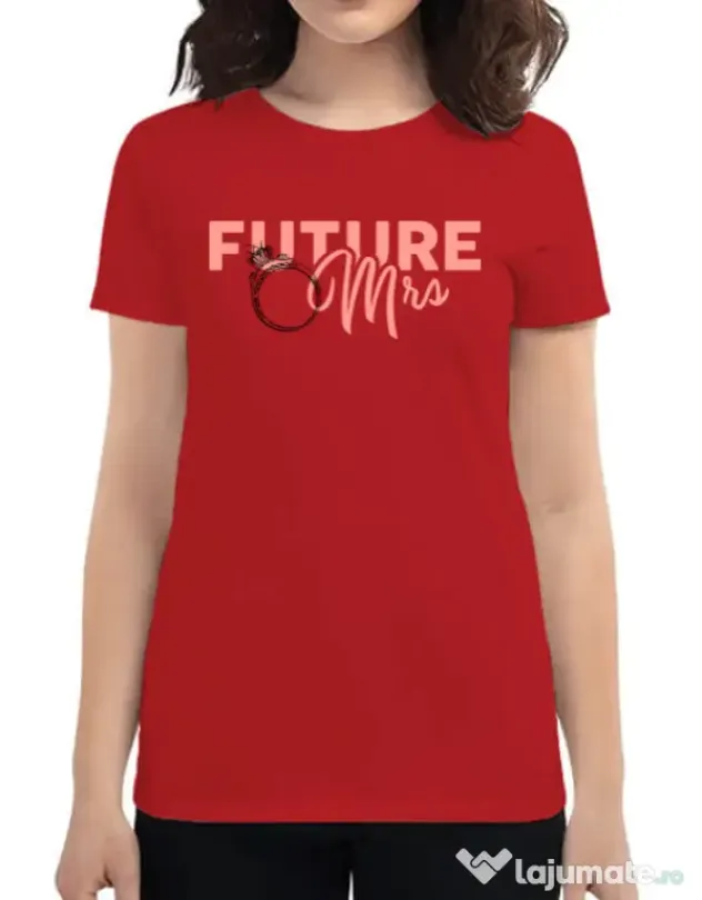 Tricou Mireasa ADLER Future Mrs Rosu