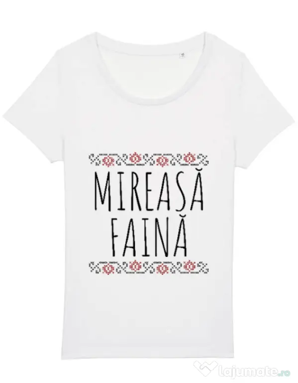 Tricou Mireasa STANLEY STELLA Mireasa faina Alb