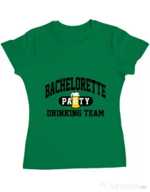 Tricou Petrecerea burlacitelor ADLER Bachelorette party Verde mediu