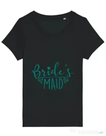 Tricou Petrecerea burlacitelor STANLEY STELLA Brides maid Negru