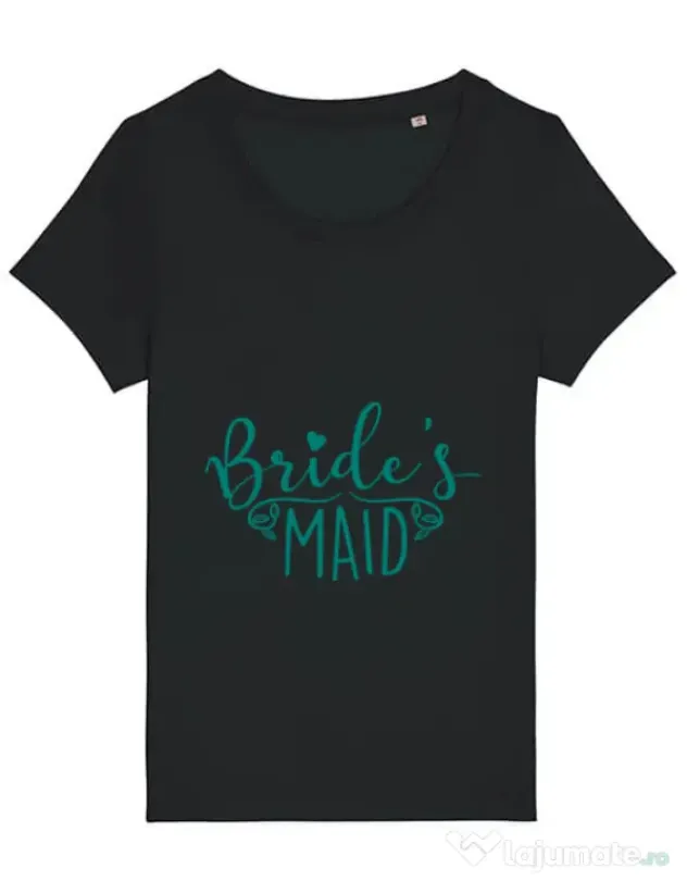 Tricou Petrecerea burlacitelor STANLEY STELLA Brides maid Negru