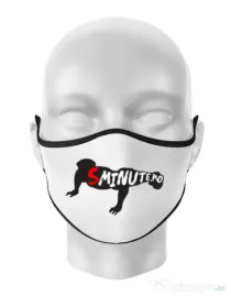 Masca personalizata reutilizabila 5 minute Alb