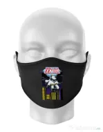 Masca personalizata reutilizabila Cleaning league Glove Negru