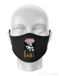 Masca personalizata reutilizabila Cleaning league Glove Negru